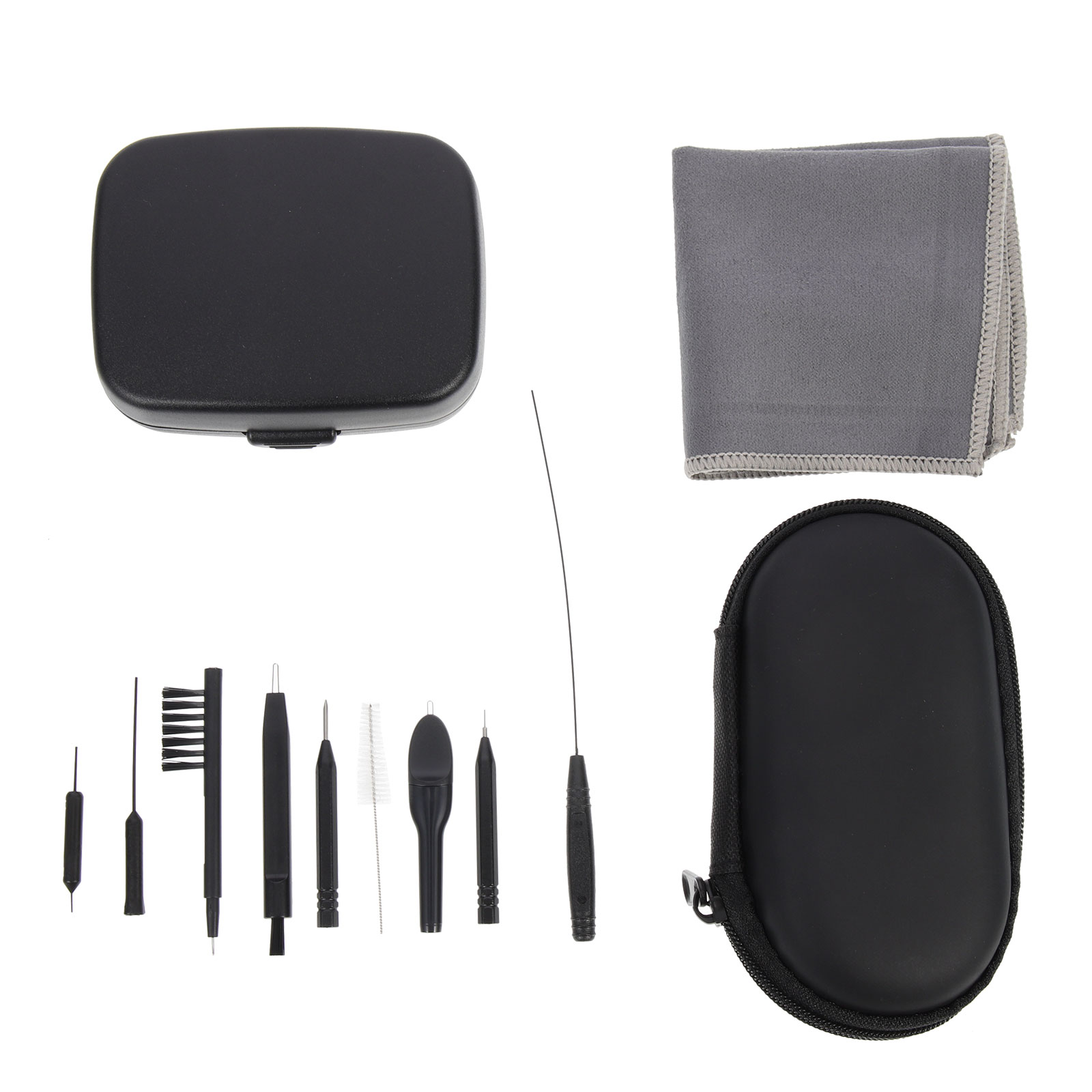 Monyance cleaning brush with magnet 1 Set of Convenient Hearing Aid Cleaners Hearing Aid Cleaning Kit Caring Hearing Aid Kit(4.33X2.56X1.18Inches)